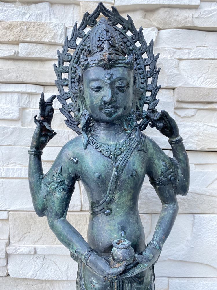 Budda Shiva z brązu stara rzezba figura brąz