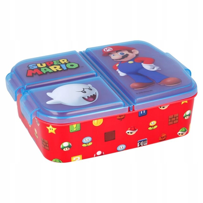 Śniadaniówka Lunch BOX Super Mario pudełko potrójn