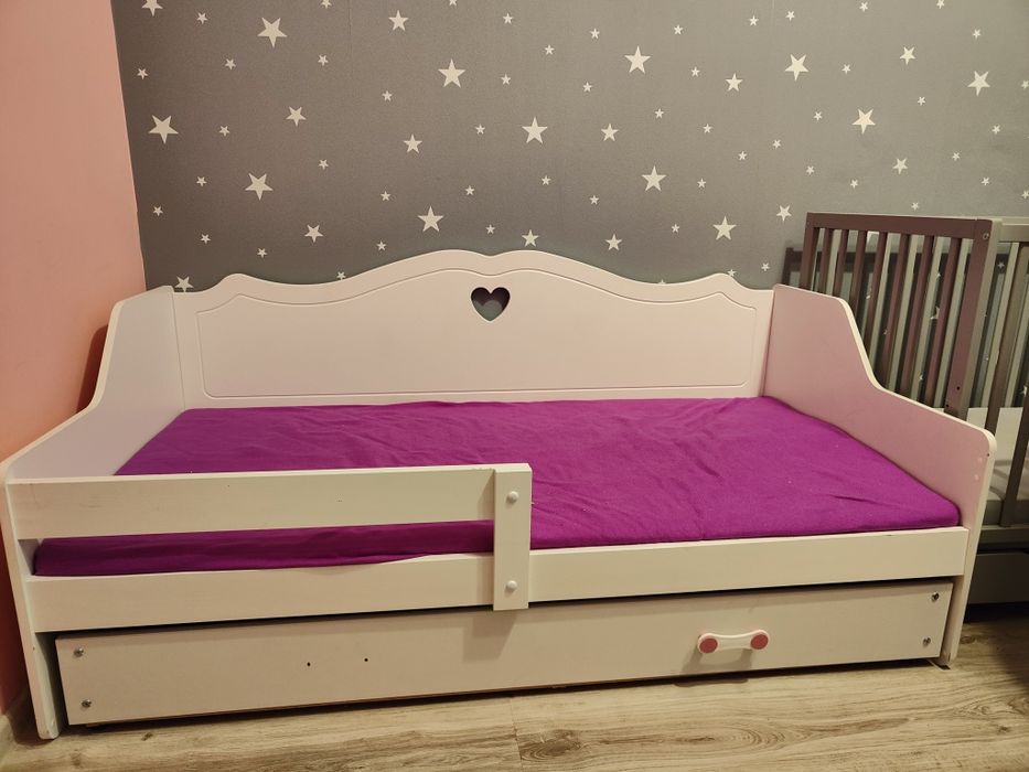 Łóżko dziecięce 160x80 z materacem