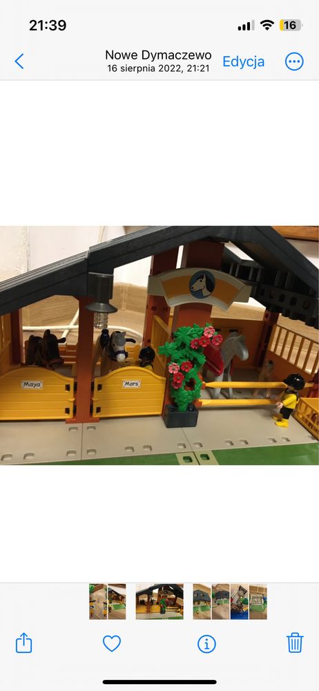 Playmobil  Arka Noego i stajnia z konikami -2 zestawy