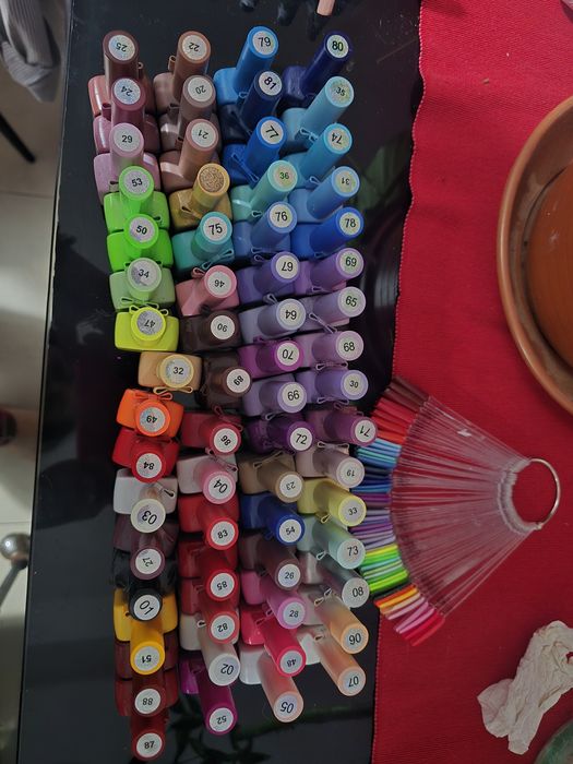 63 cores de gel shein