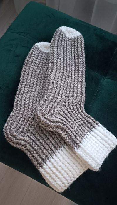 В'язані домашні носочки шкарпетки