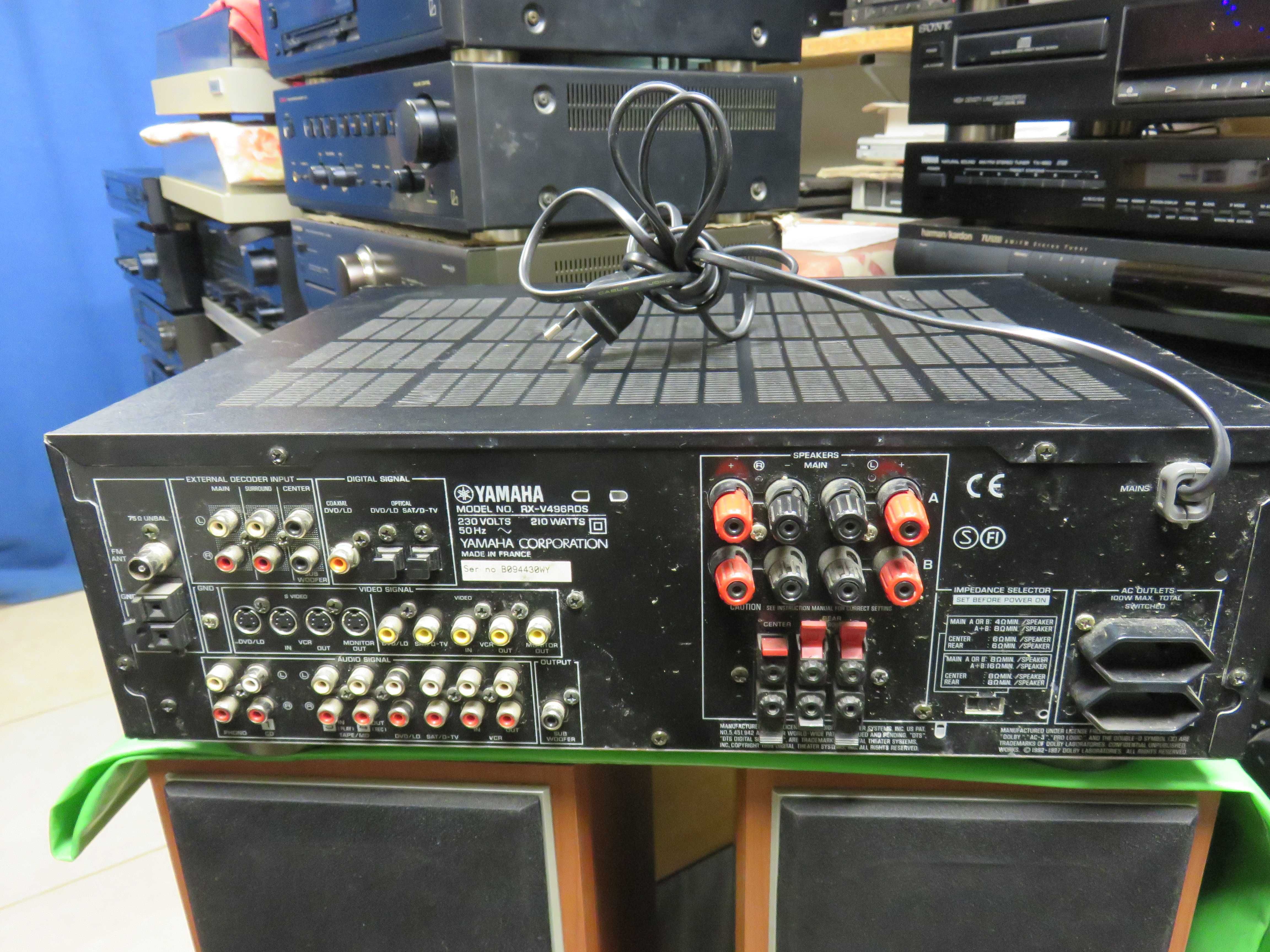 Amplituner Yamaha RX-V496RDS Optyka