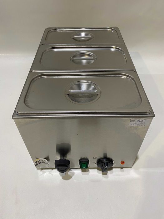 Banho-Maria 3 Cuvetes GN 1/4- NOVO