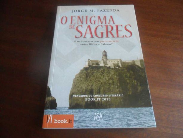 "O Enigma de Sagres" de Jorge M. Fazenda - 1ª Edição de 2013