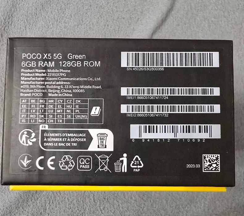 Poco X5 6 GB RAM 128 GB ROM
