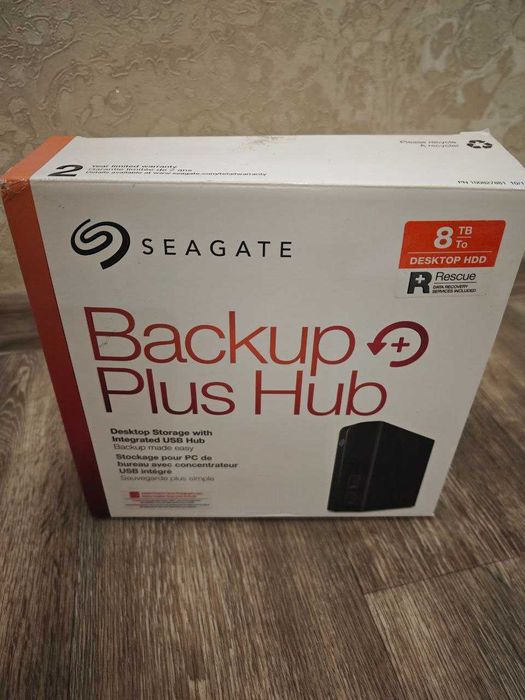 Внешний жесткий диск Seagate Backup Plus Hub 8TB Гарантия
