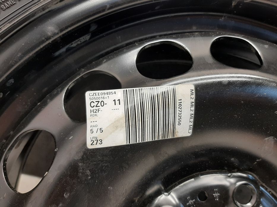 Запаска vw Passat B6 B7 r16 et42 5×112  205-55