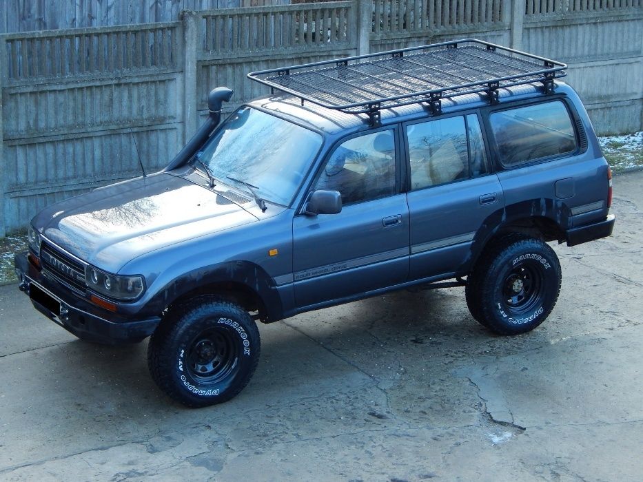 Bagażnik dachowy Toyota Land Cruiser J80 series, 90-97r. z siatką