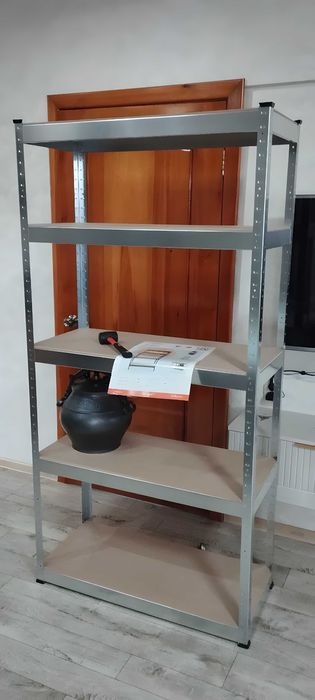 Металевий стелаж купити 5 полиць 180×90×40, 200×90×40, швидка доставка