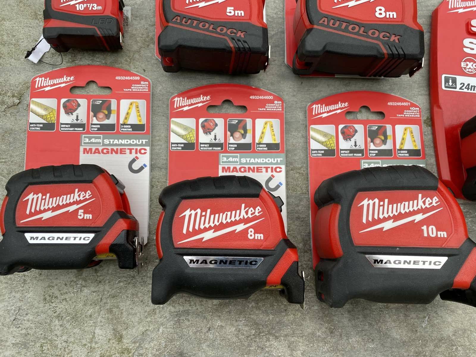 Рулетка Milwaukee 3, 5, 8, 10 м.