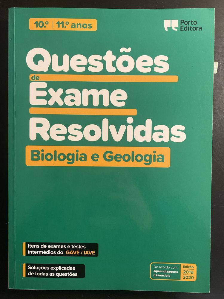 Livro Preparação Exames 11°ano Biologia e Geologia