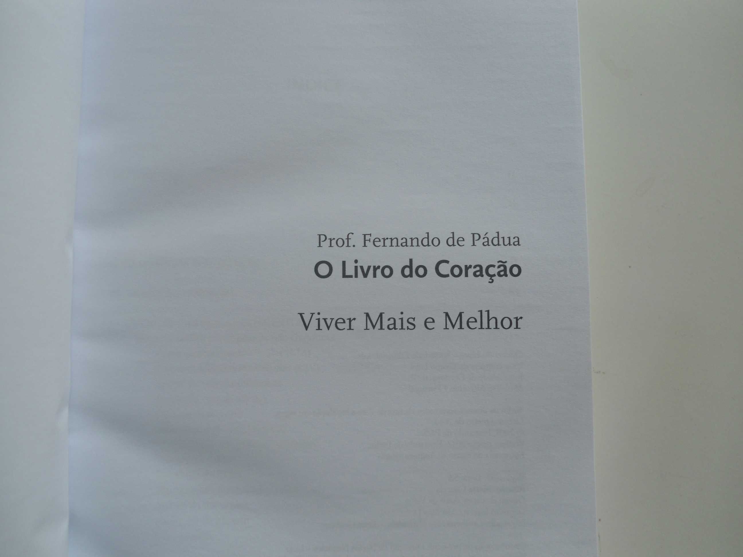 O Livro do Coração por Fernando de Pádua