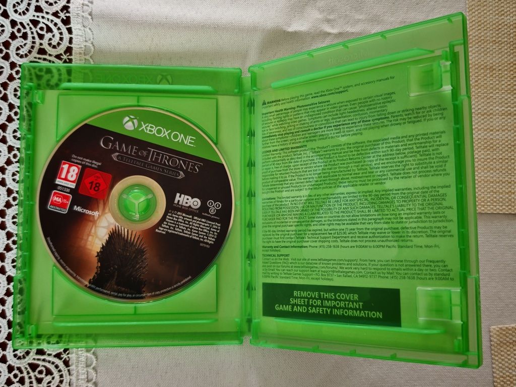 Game of thrones A Telltale Games Series jak nowa ENG Xbox one series