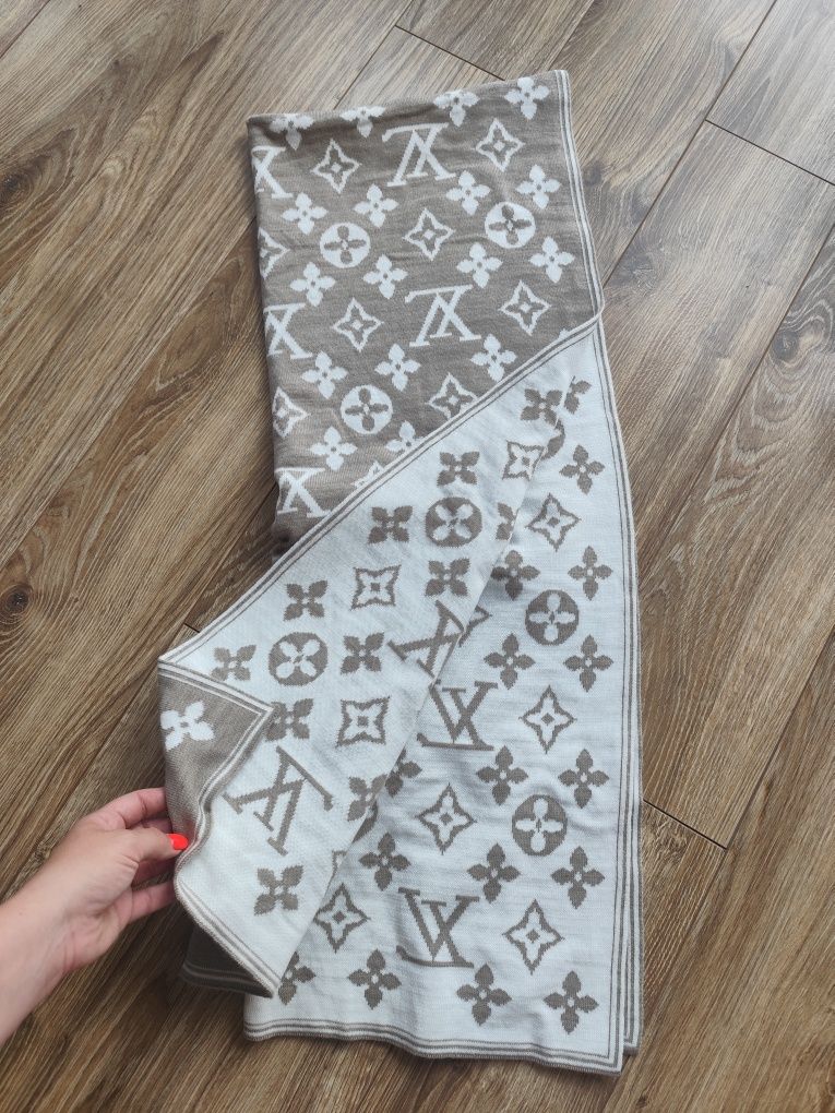 Szal szalik LV Louis Vuitton nowy bawełna mega jakość