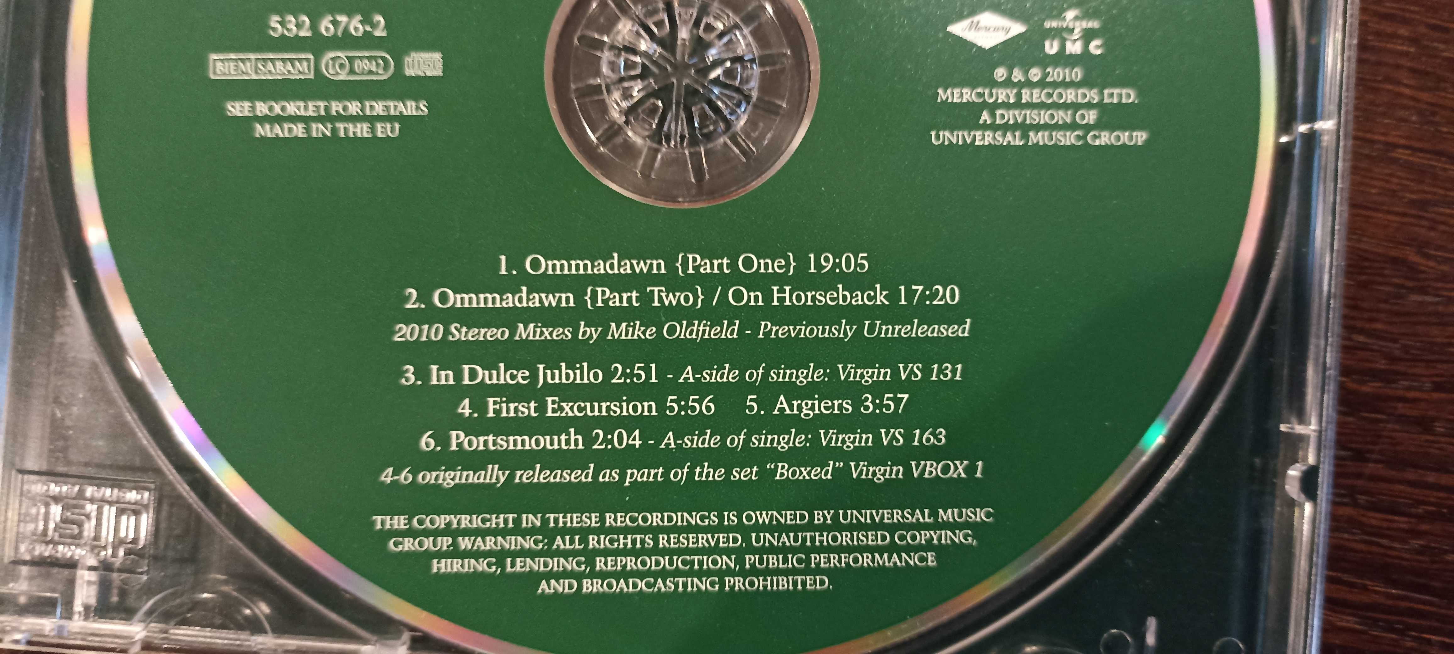 Mike Oldfield OMMADAWN cd