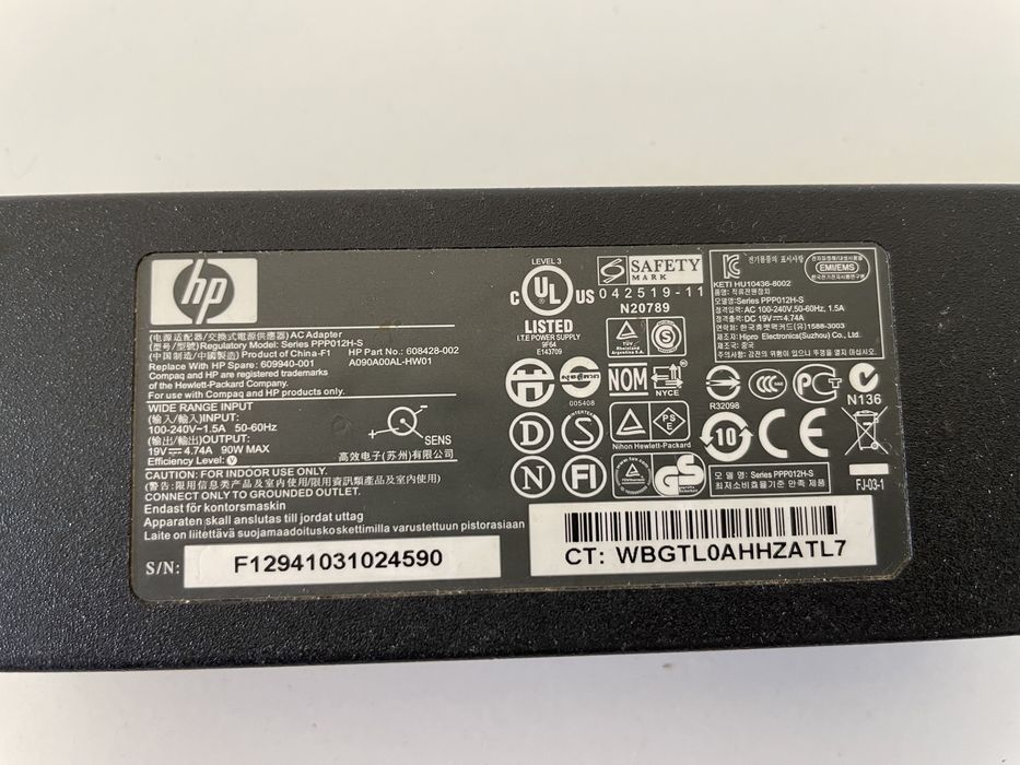 Carregador P/ Portatil Original HP