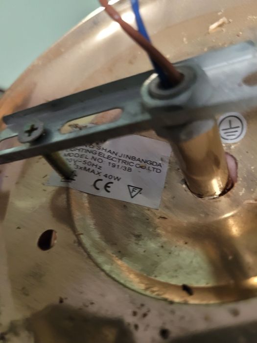 Люстра стельова зелена