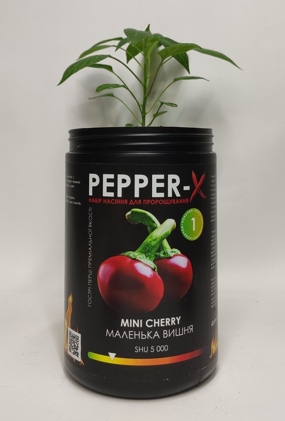 Mini Cherry - набір для пророщування гострого перцю