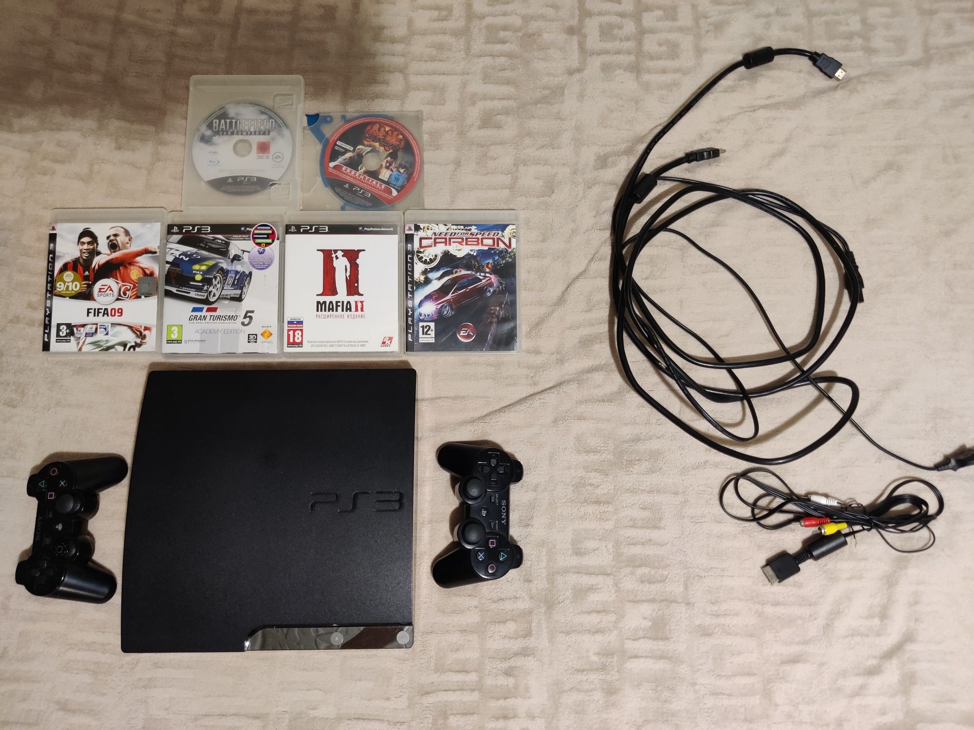 Sony PlayStation 3 Slim, 160 gb.