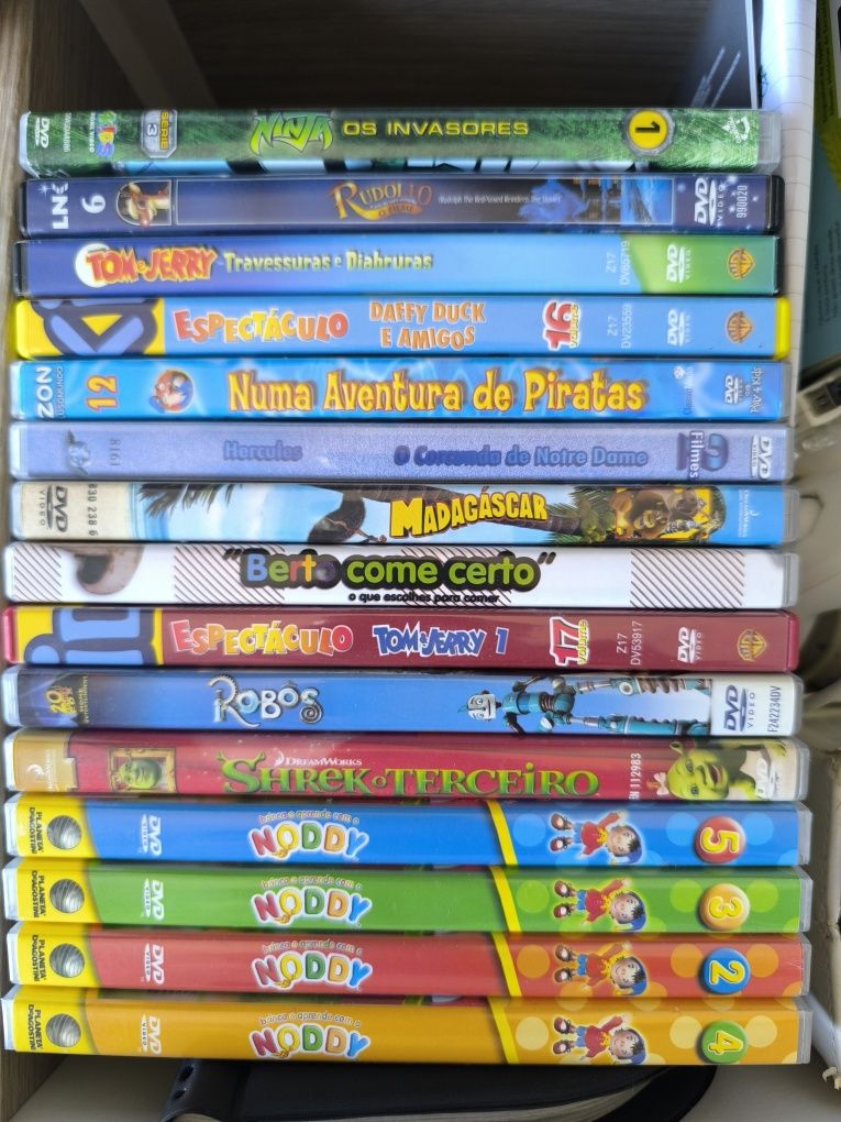 Dvd's infantis diversos