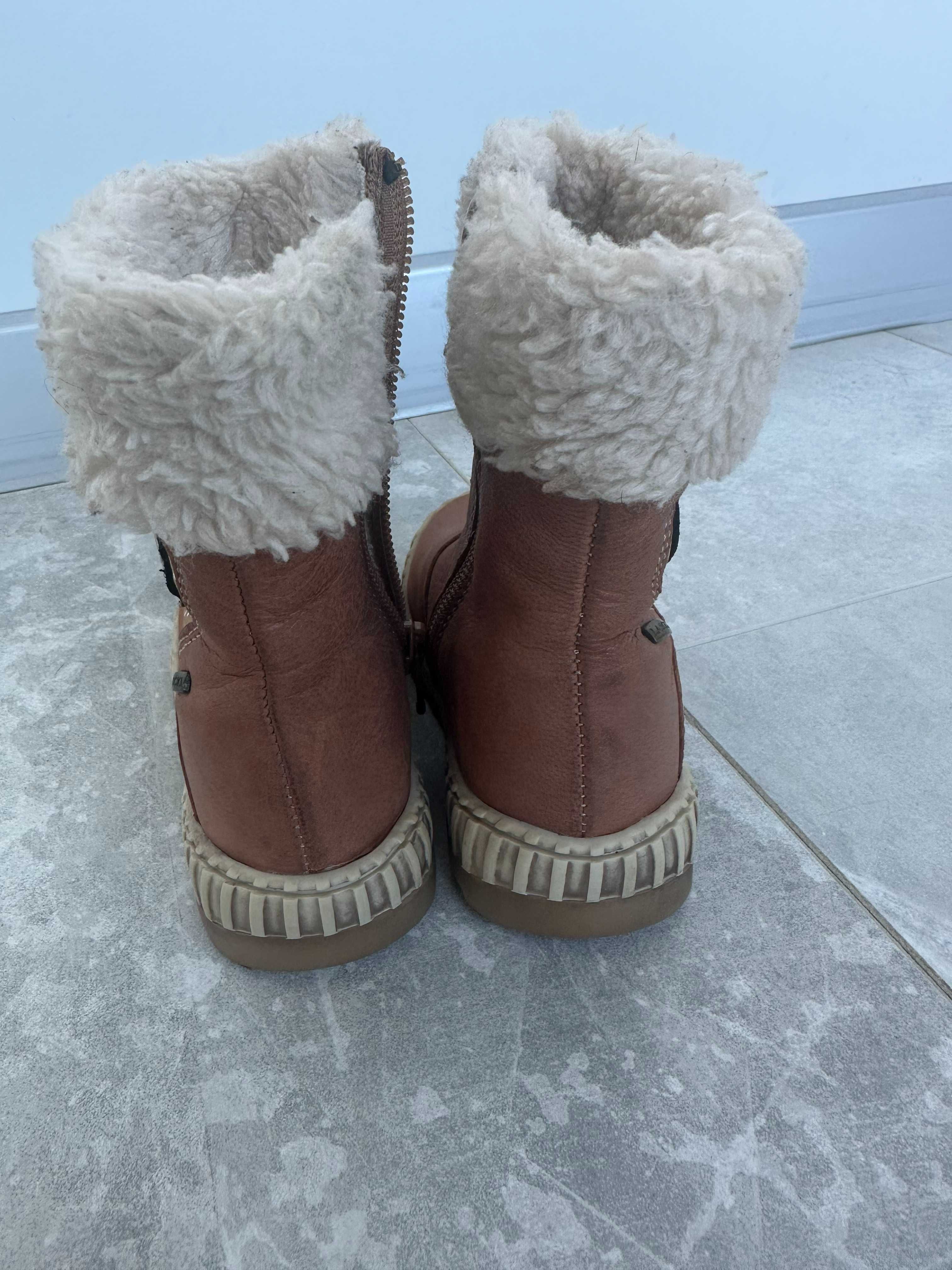 Теплі зимові чоботи на дівчинку 20 р, ботинки детские теплые зимние