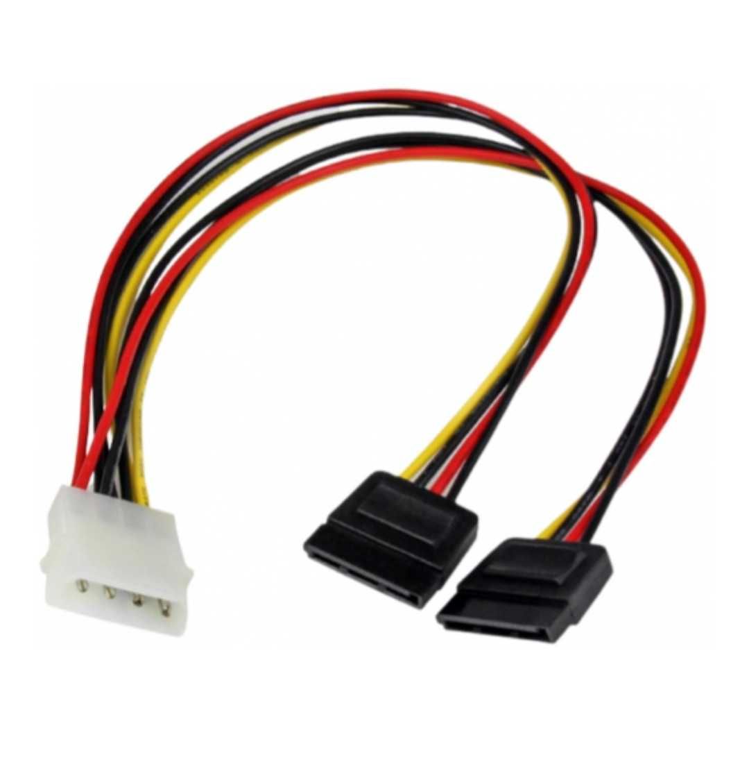 Кабель питания Molex на 2 SATA Дополнительный переходник Живлення Нове