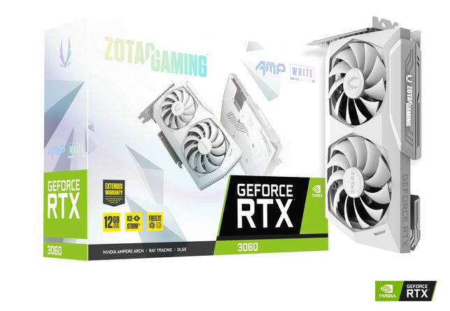 Karta graficzna ZOTAC GAMING GeForce RTX 3060 AMP White Edition