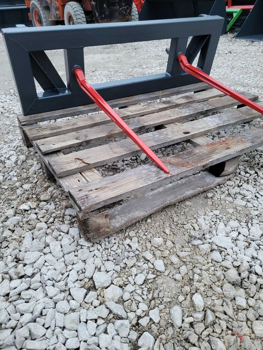 karetka widły do palet kły do bali siana balotów słomy euro-ramka tur