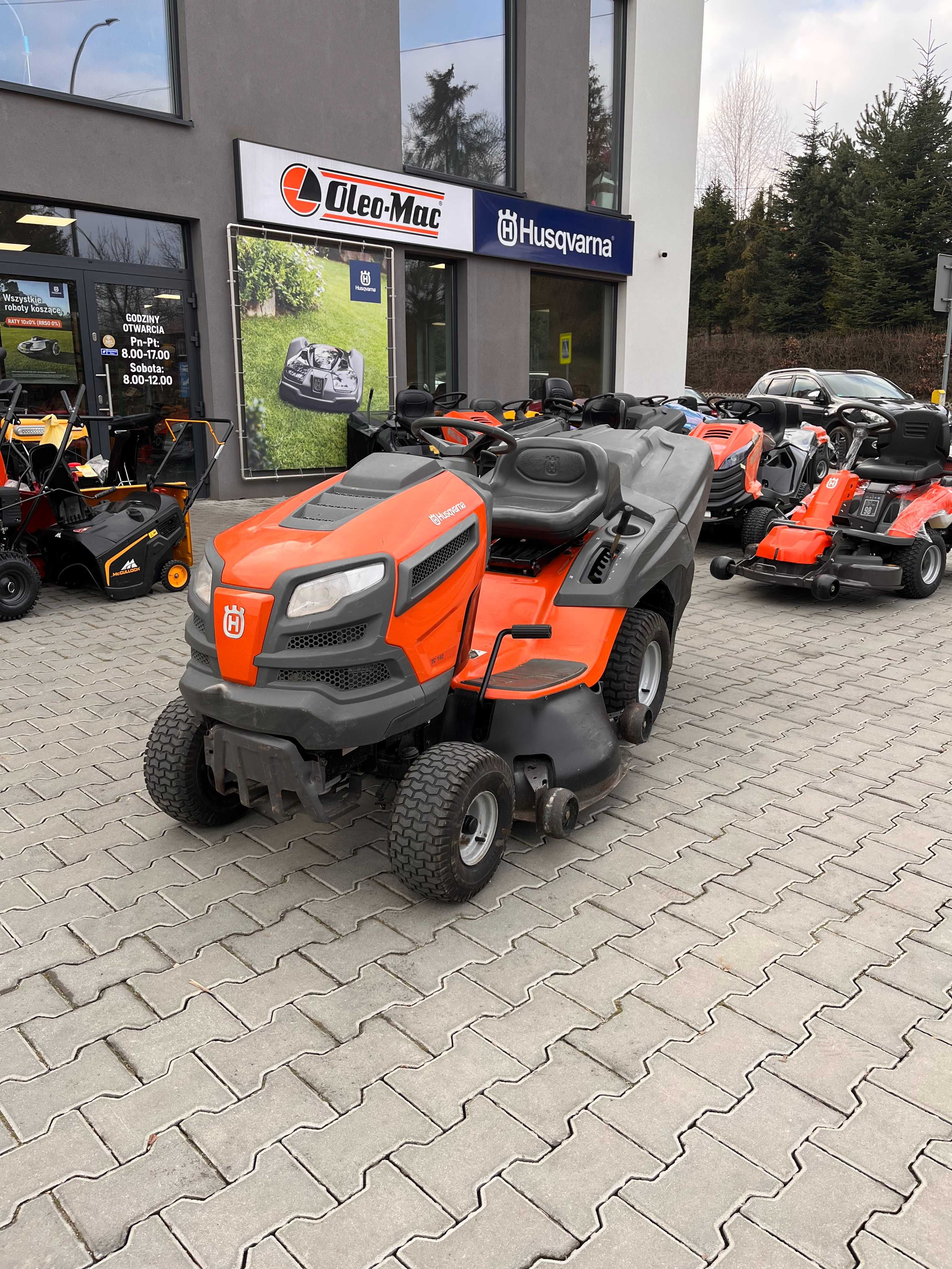 Traktor Husqvarna 22 KM Automat 2 cylindry V2 pompa Kosz RATY  !!
