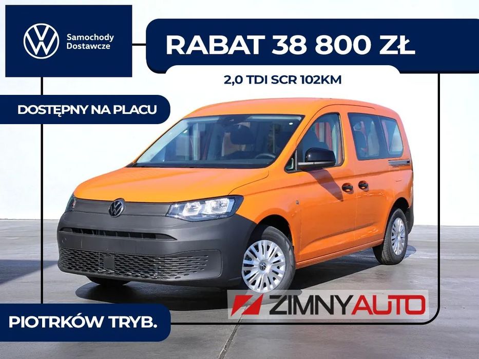 Volkswagen Caddy 2.0L EU6 SCR TDI 2025 R 102KM Dostępny od ręki!!!