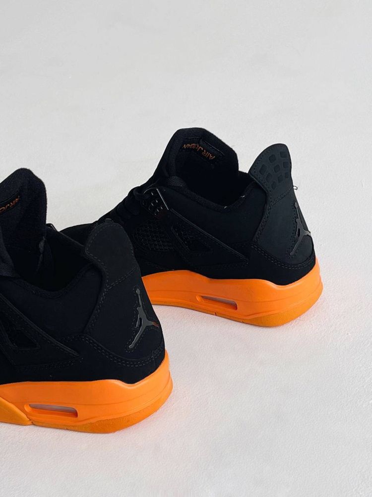 Buty Nike Air Jordan Retro 4 Black Orange 40-45 męskie trampki