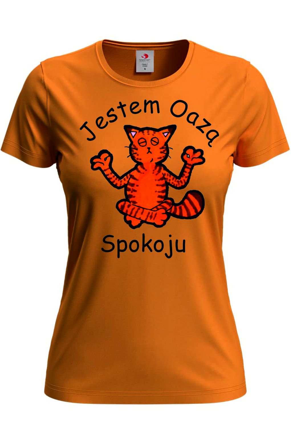 Koszulka Damska T-Shirt Prezent  T-Shirt Damski Oaza Spokoju Kot