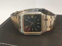 Vintage ETERNA Q meski zegarek kwarcowy na bransolecie swiss made