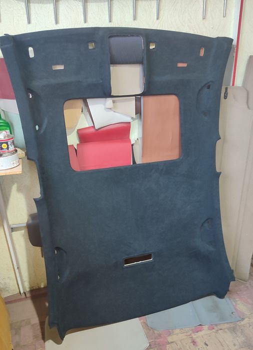 Перетяжка потолков и элементов салона