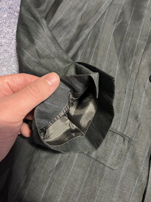 Премиальный серый пиджак блейзер Christian Dior x Loro Piana Оригинал