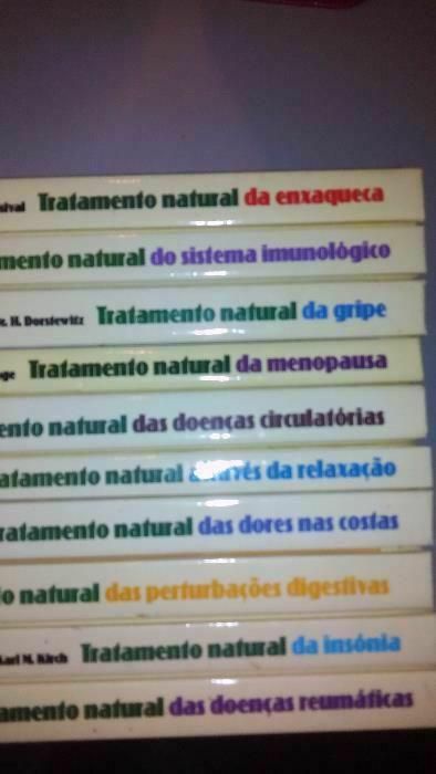 Colecção de livros.. Tratamento Natural...
