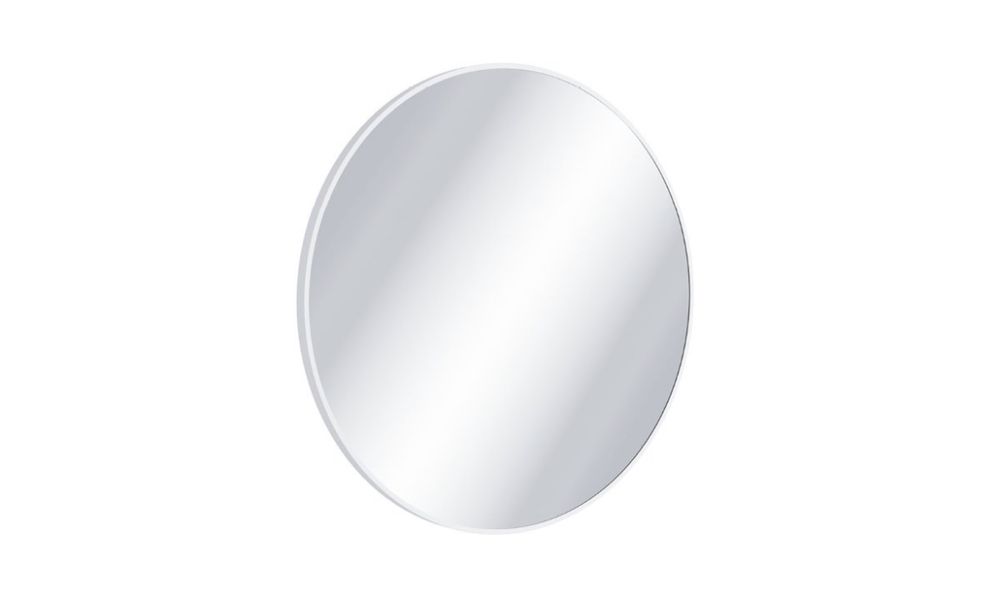 Lustro okrągłe Focale białe śr. 81 cm Inspire