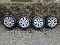 Jantes 16 5×112 Audi Volkswagen VW Seat Skoda Mercedes com pneus 205/5