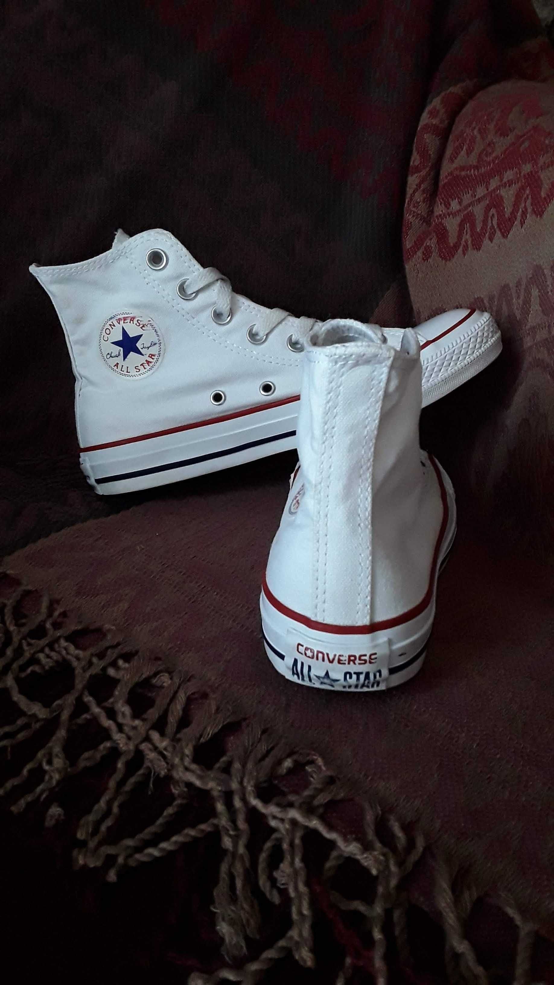 Trampki Converse biale rozm.36.5