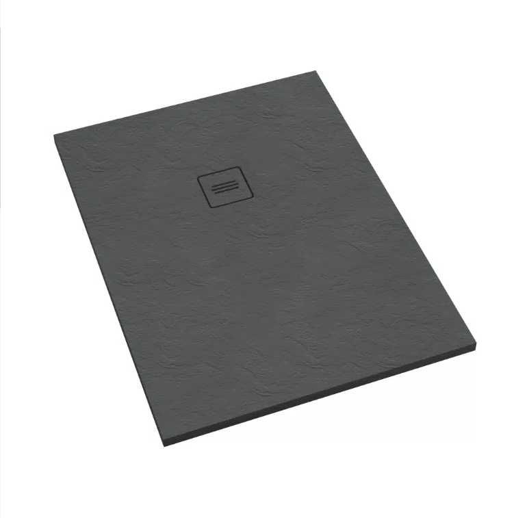 NOWY Brodzik kompozytowy Schedpol Protos GreyStone Stonicryl 80x100 cm
