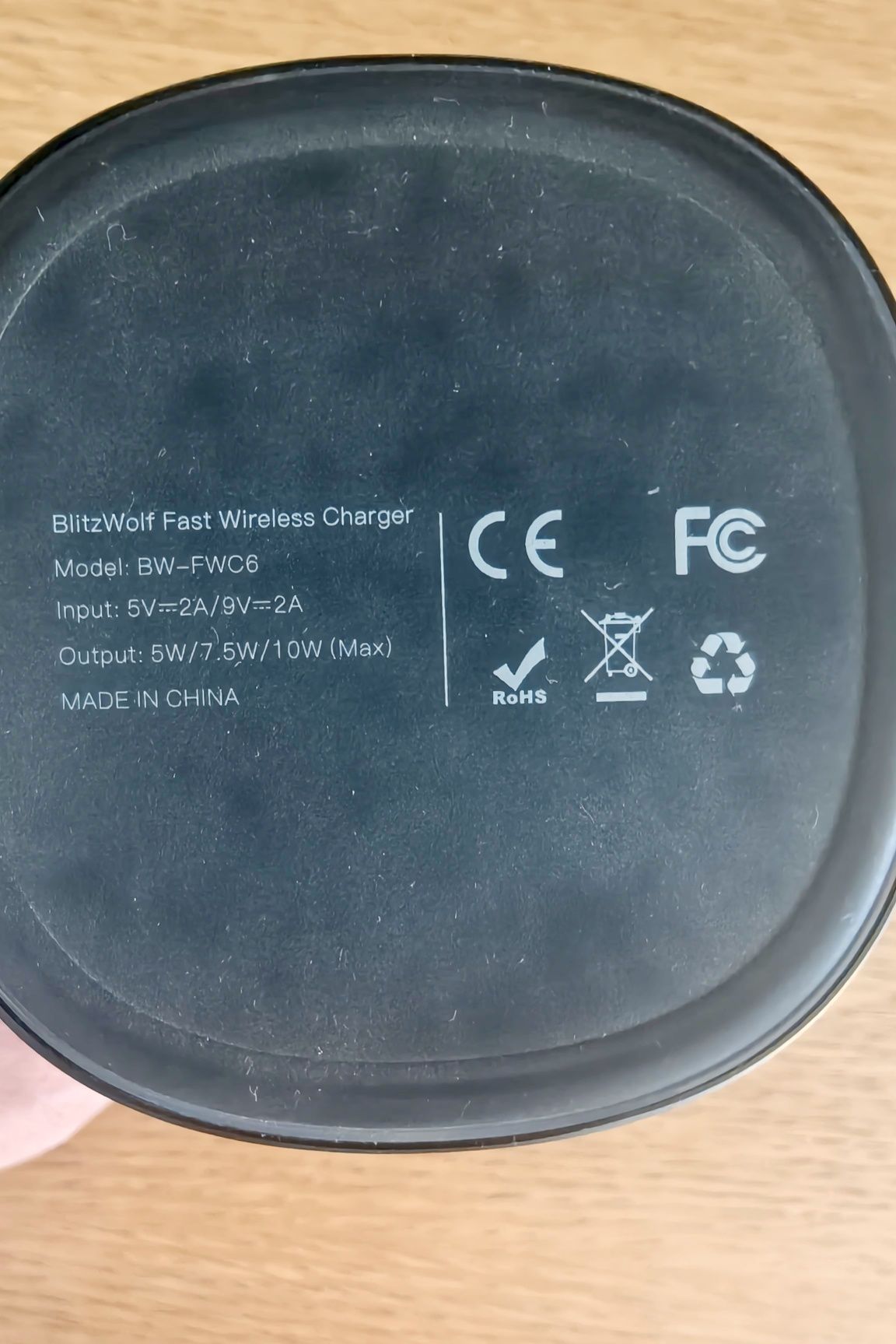 Blitzwolf BW-FWC6 ładowarka indukcyjna do telefonu, stojąca, podstawka