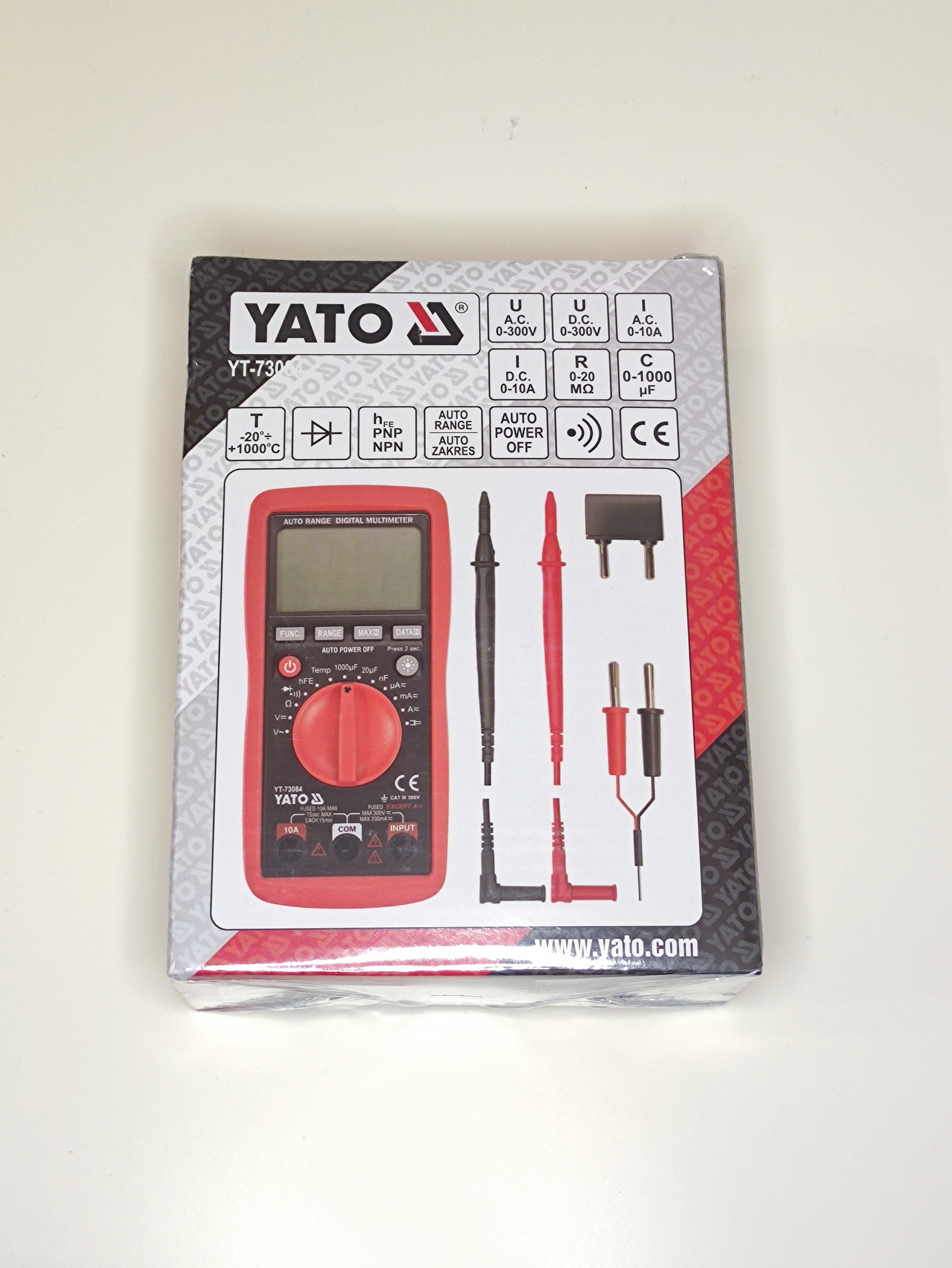 Miernik YATO YT-73084 z Automatycznym zakresem Multimetr