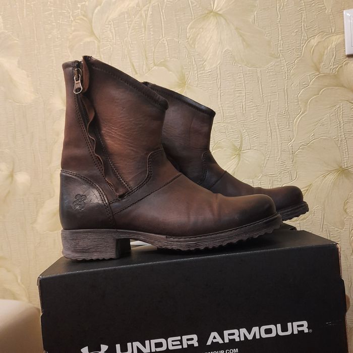 Напів чобітки з натуральної шкіри