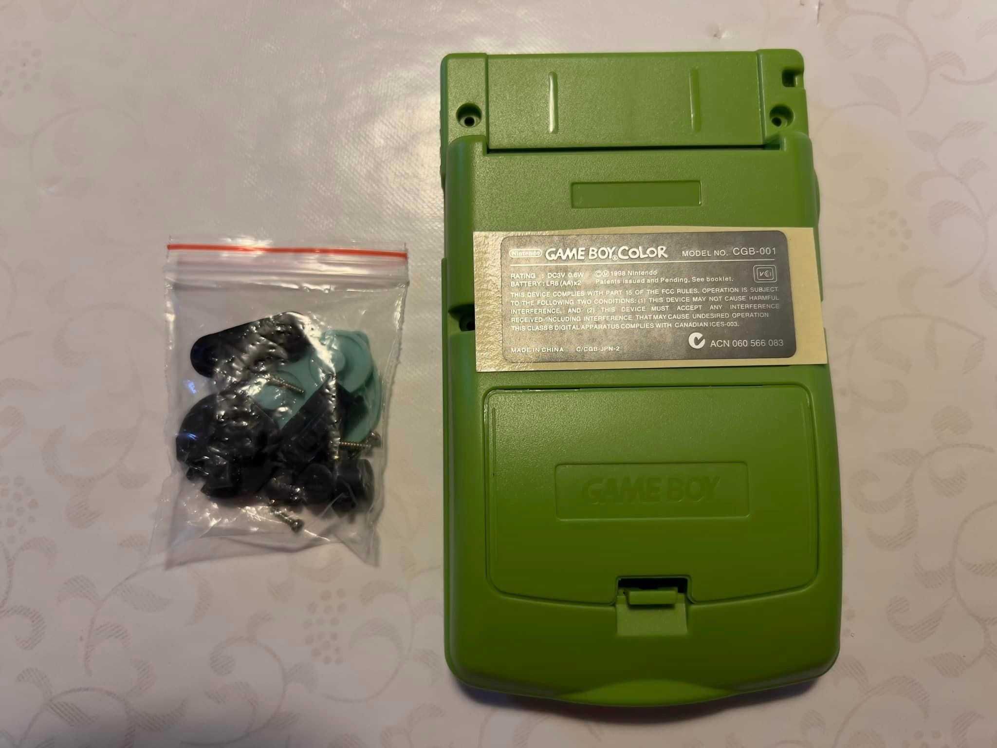 Obodowa GameBoy Color „Green” Limonkowy Zielony