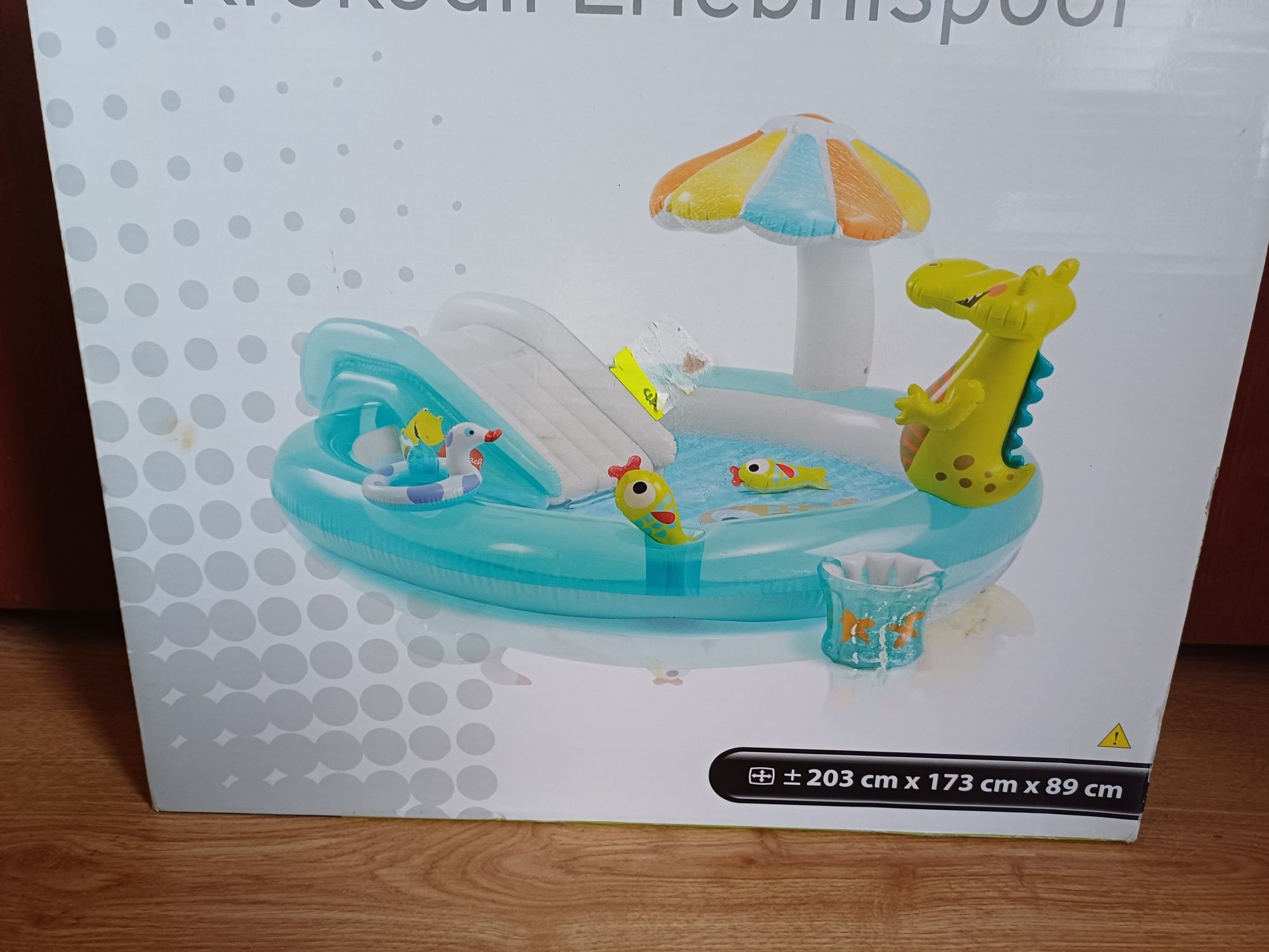 Dmuchany wodny płać zabaw INTEX basen dla dzieci Nowy duzy