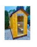 Sauna sucha - Fińska - Ogrodowa - Zewnętrzna - Ocieplana - 2 osobowa