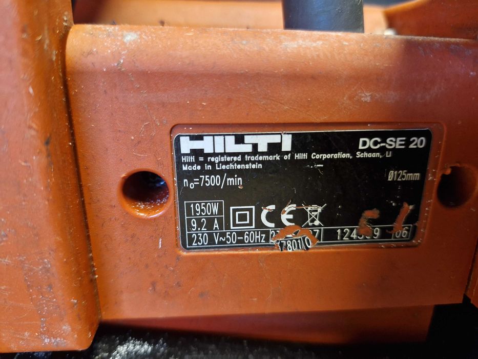 Sprzedam bruzdownicę Hilti DC SE20 – używana, w dobrym stanie