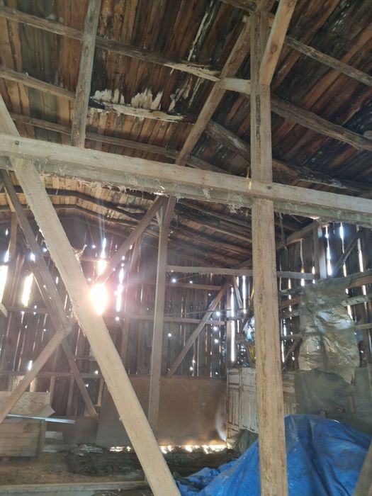 Stara stodola drewno