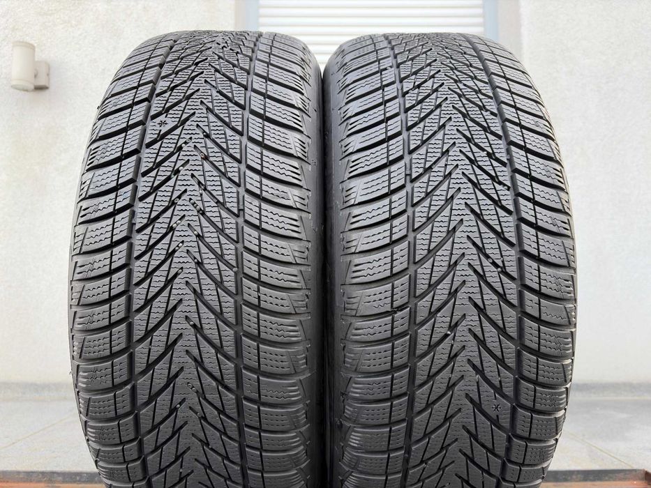 2szt zimowe 225/55R17 GoodYear 6,7mm 2024r świetny stan! Z1054 gwaranc
